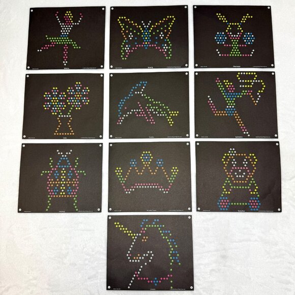 Lite-Brite w/Bigger Brighter Screen & 10 Templates Hasbro 2018 100% Playable - Picture 6 of 10